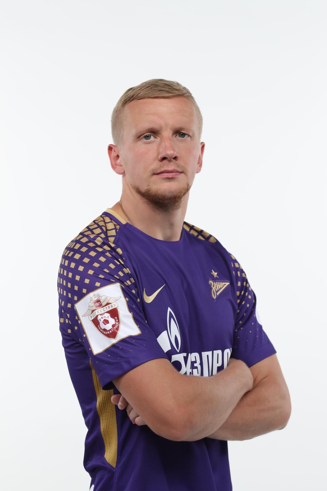 Фотосессия футболистов и тренеров основного состава ФК «Зенит» сезона 2017/2018