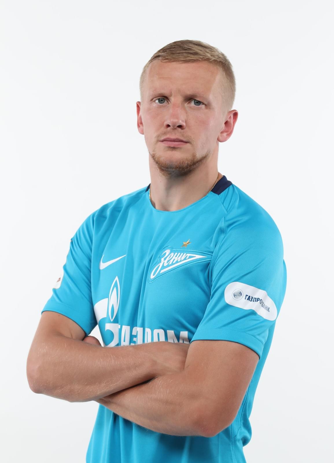 Фотосессия футболистов и тренеров основного состава ФК «Зенит» сезона 2017/2018