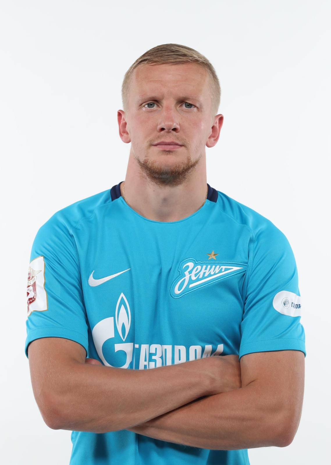 Фотосессия футболистов и тренеров основного состава ФК «Зенит» сезона 2017/2018