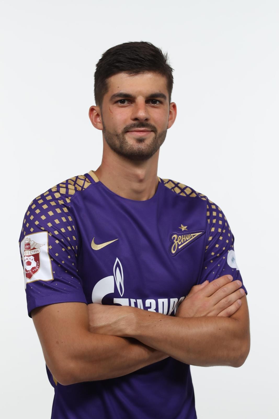 Фотосессия футболистов и тренеров основного состава ФК «Зенит» сезона 2017/2018