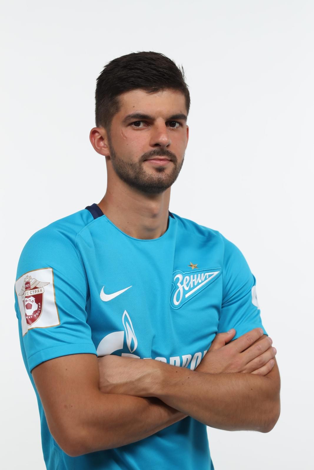 Фотосессия футболистов и тренеров основного состава ФК «Зенит» сезона 2017/2018