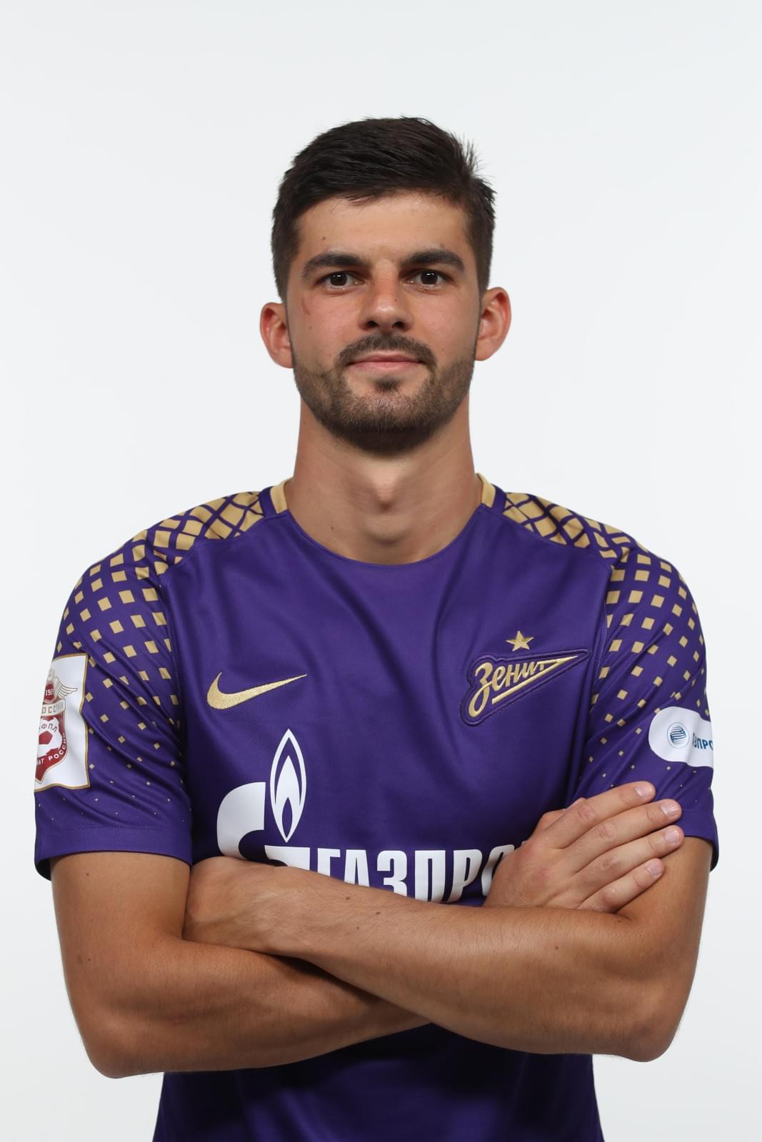 Фотосессия футболистов и тренеров основного состава ФК «Зенит» сезона 2017/2018