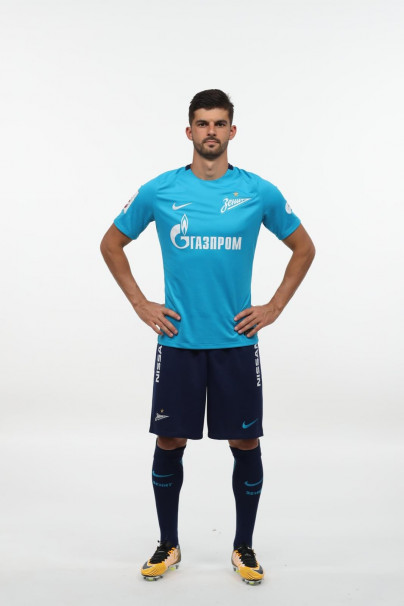 Фотосессия футболистов и тренеров основного состава ФК «Зенит» сезона 2017/2018