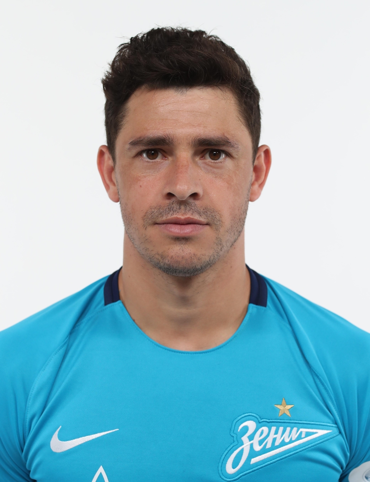 Фотосессия футболистов и тренеров основного состава ФК «Зенит» сезона 2017/2018