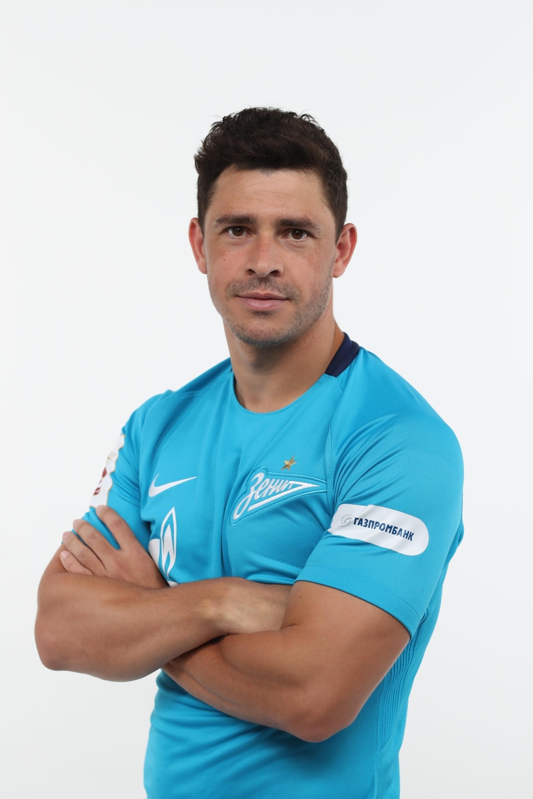 Фотосессия футболистов и тренеров основного состава ФК «Зенит» сезона 2017/2018