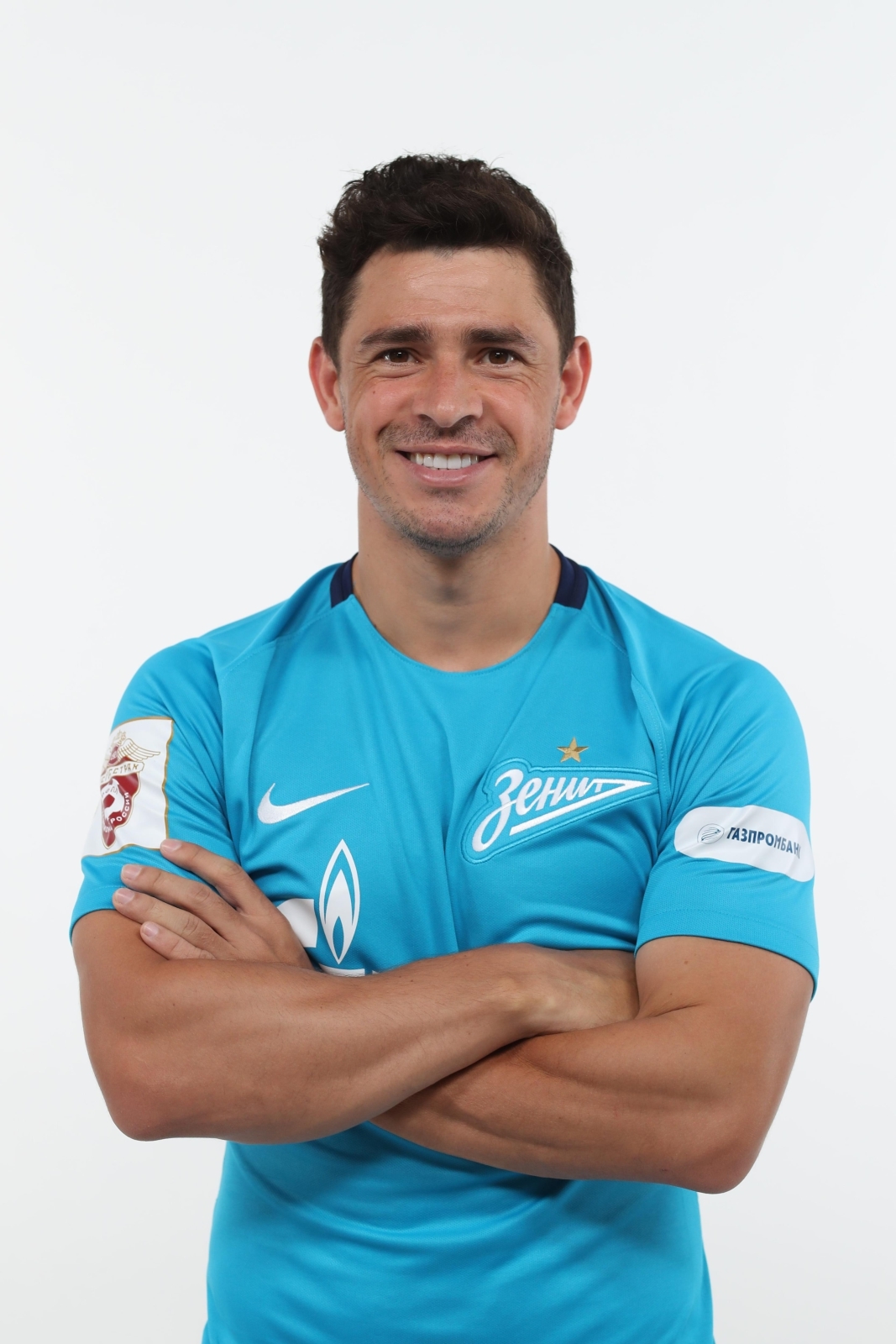 Фотосессия футболистов и тренеров основного состава ФК «Зенит» сезона 2017/2018