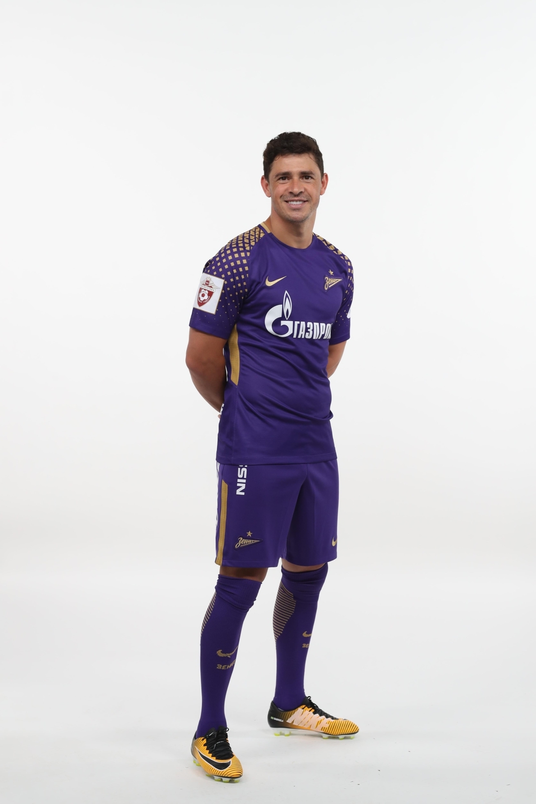 Фотосессия футболистов и тренеров основного состава ФК «Зенит» сезона 2017/2018