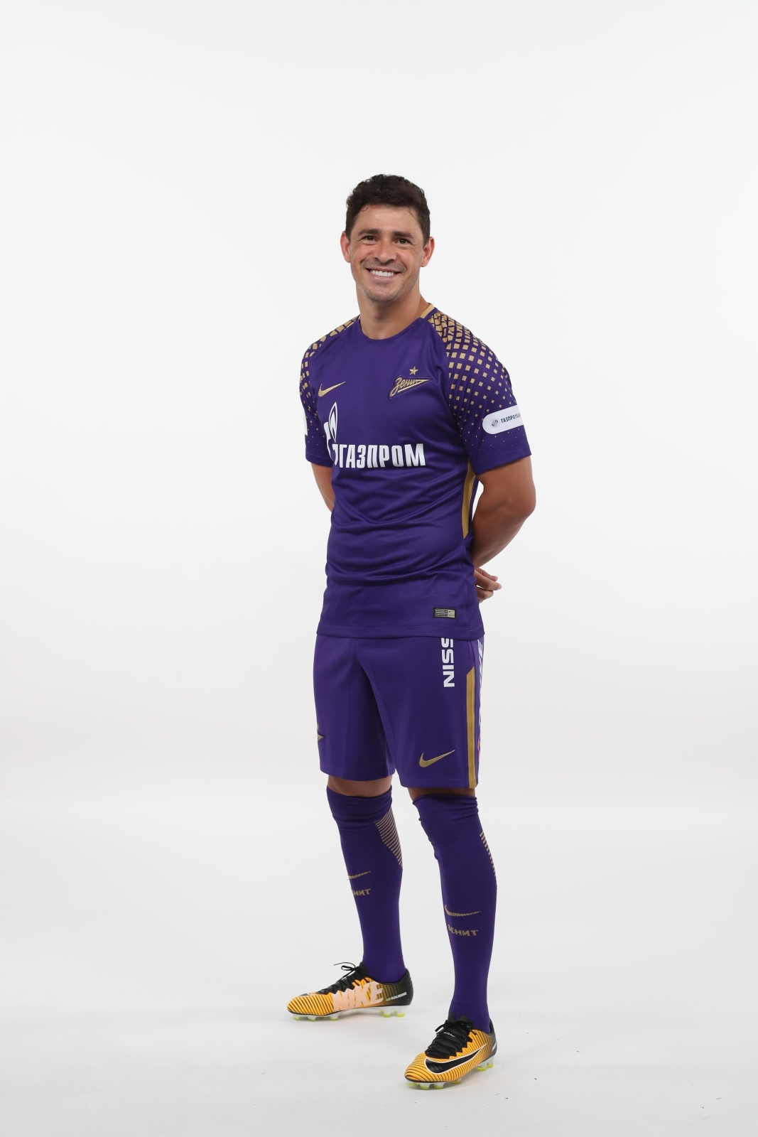 Фотосессия футболистов и тренеров основного состава ФК «Зенит» сезона 2017/2018