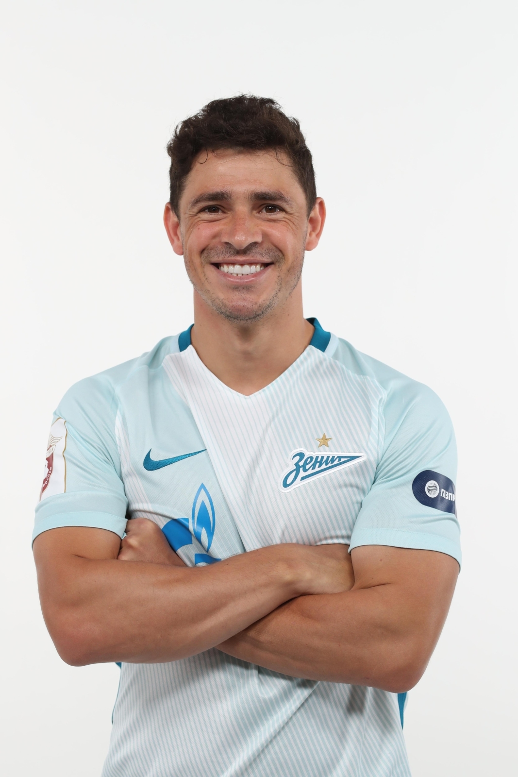 Фотосессия футболистов и тренеров основного состава ФК «Зенит» сезона 2017/2018