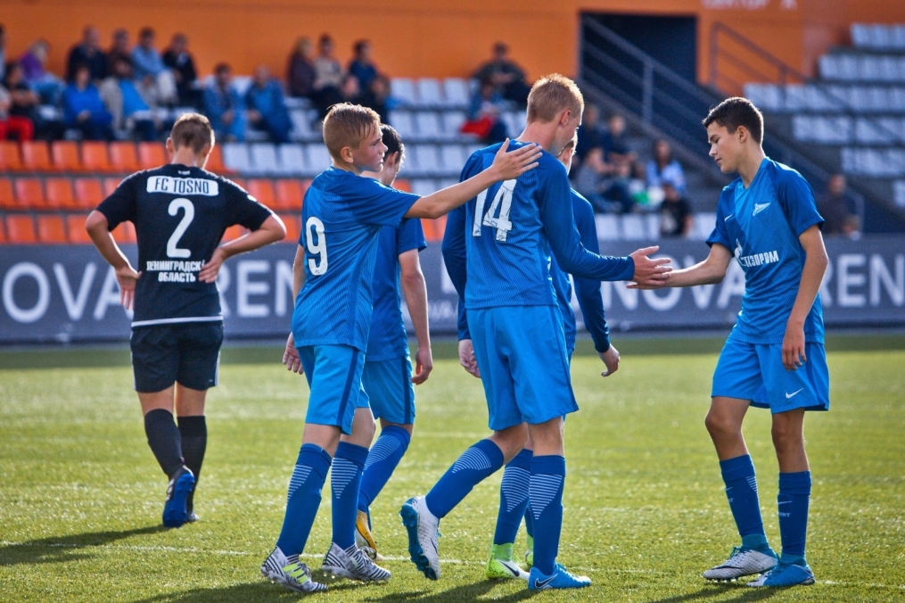 Первенство России среди юношей, первый матч команды Академии ФК «Зенит»