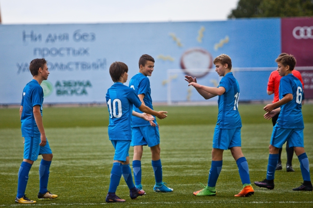 Первенство России среди юношей, первый матч команды Академии ФК «Зенит»
