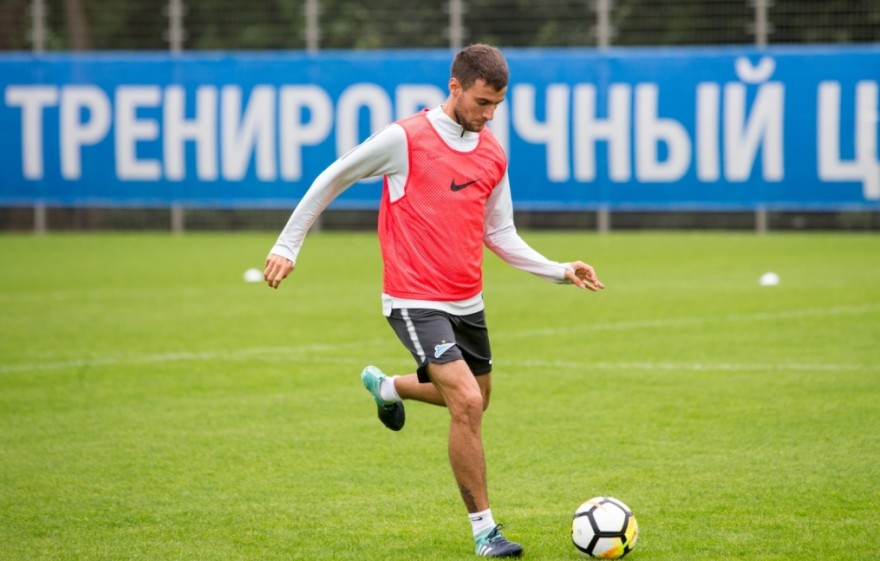 Тренировка «Зенита» перед матчем с «Динамо»