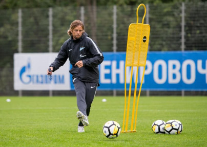 Тренировка «Зенита» перед матчем с «Динамо»