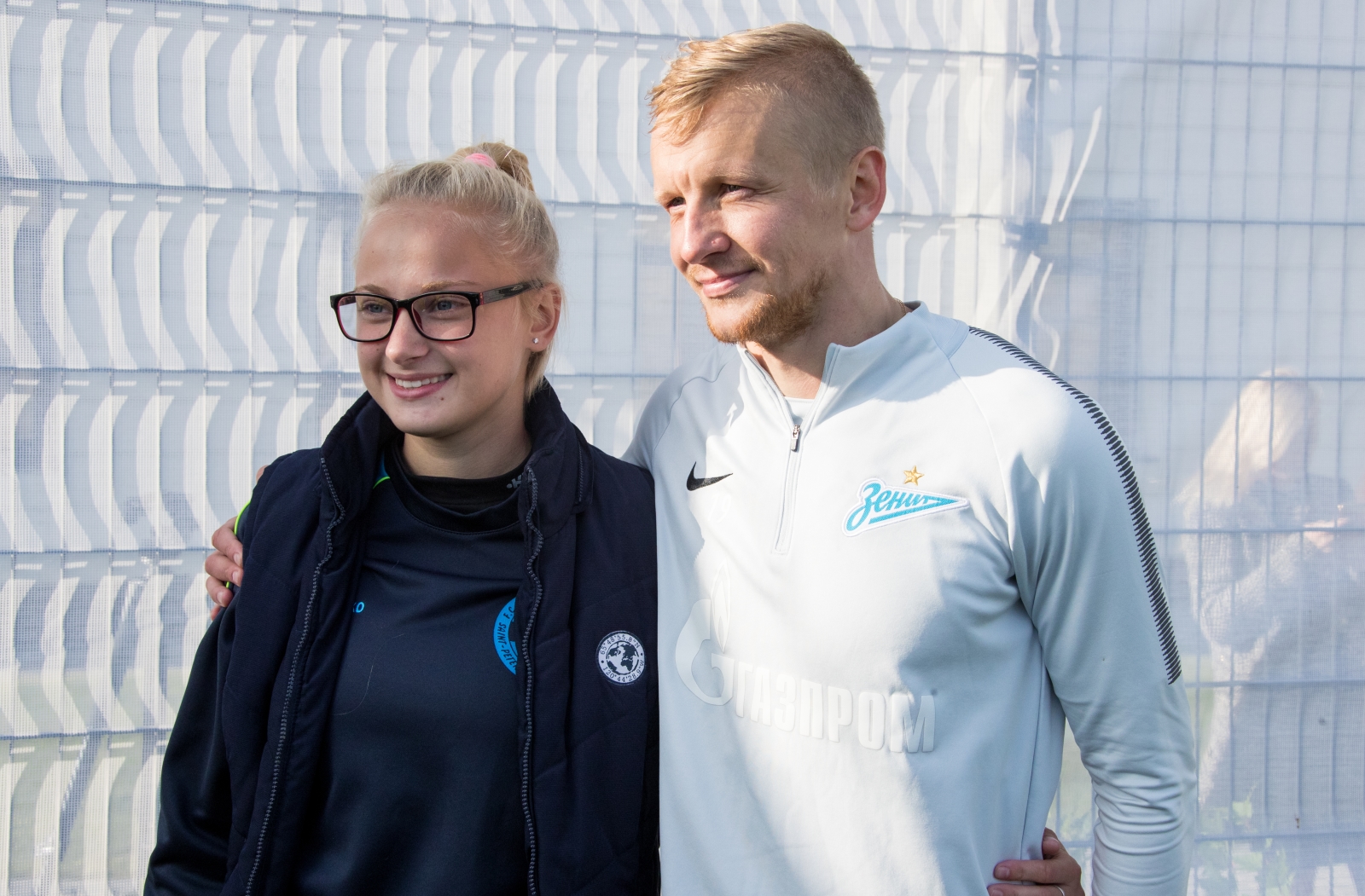 Футболистки «Авроры» в гостях у «Зенита»