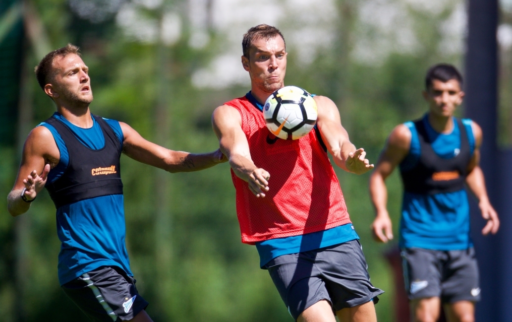 «Газпром»-тренировочные сборы в Австрии: 5 июля, утренняя тренировка