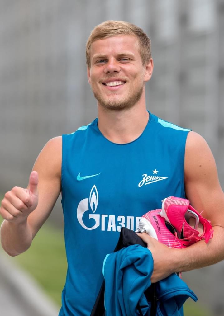 Тренировка «Зенита» в Удельном парке