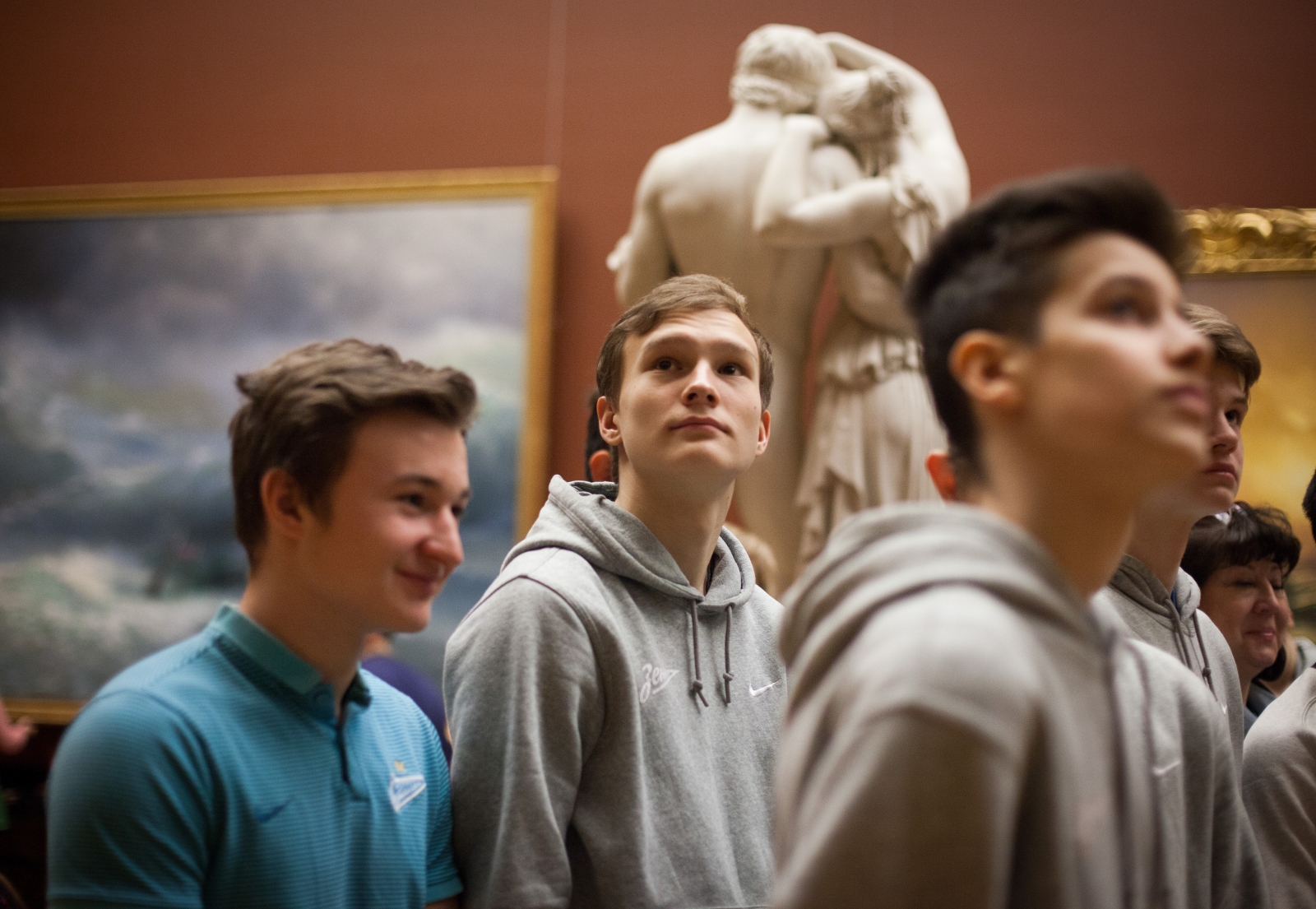 Экскурсия воспитанников Академии ФК «Зенит» в Государственный Русский музей