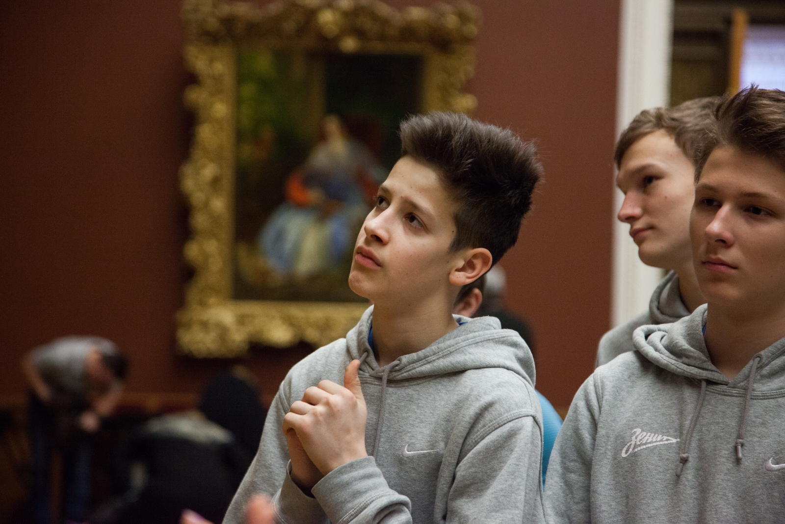 Экскурсия воспитанников Академии ФК «Зенит» в Государственный Русский музей