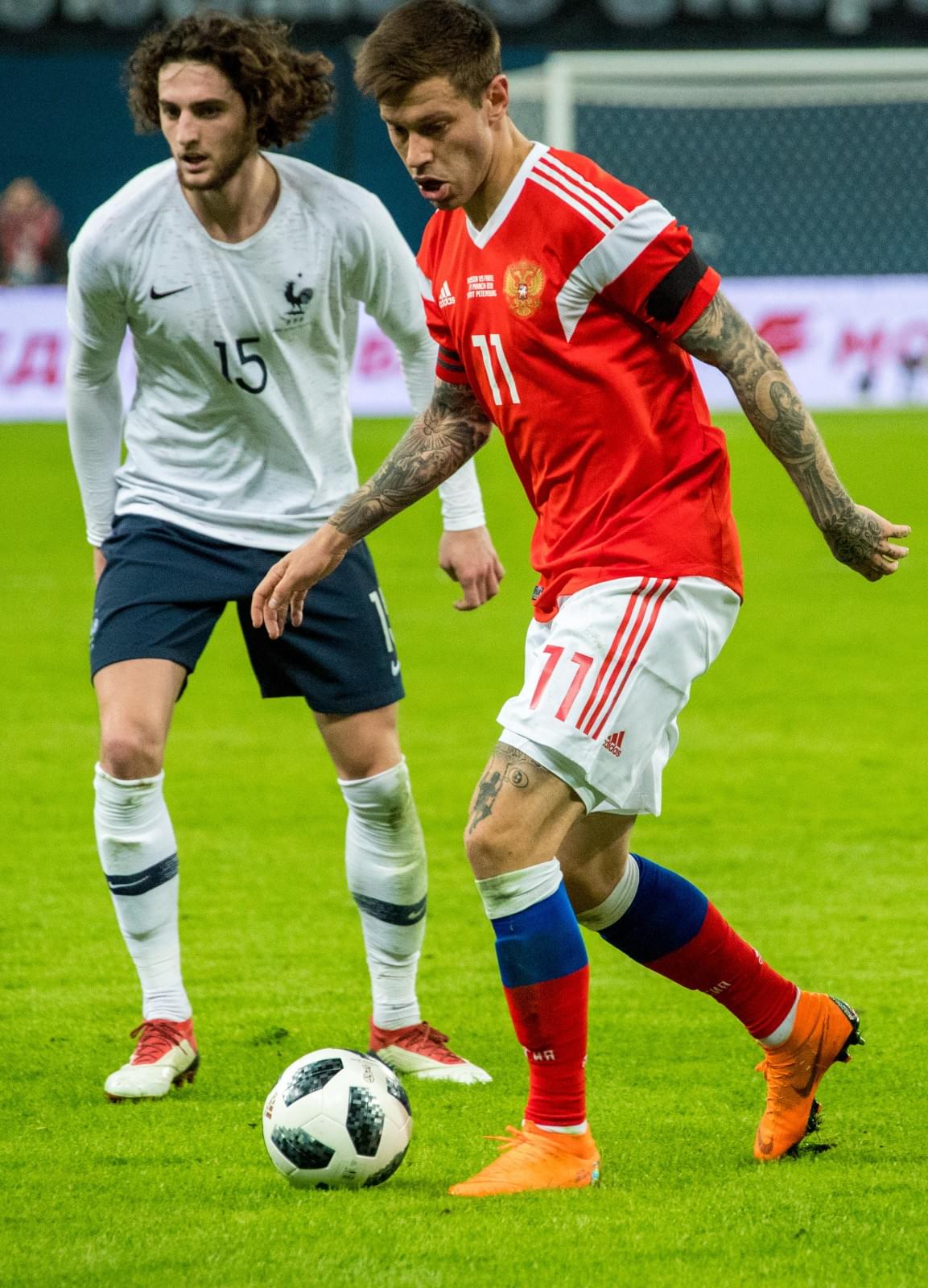 Товарищеский матч «Россия» — «Франция»