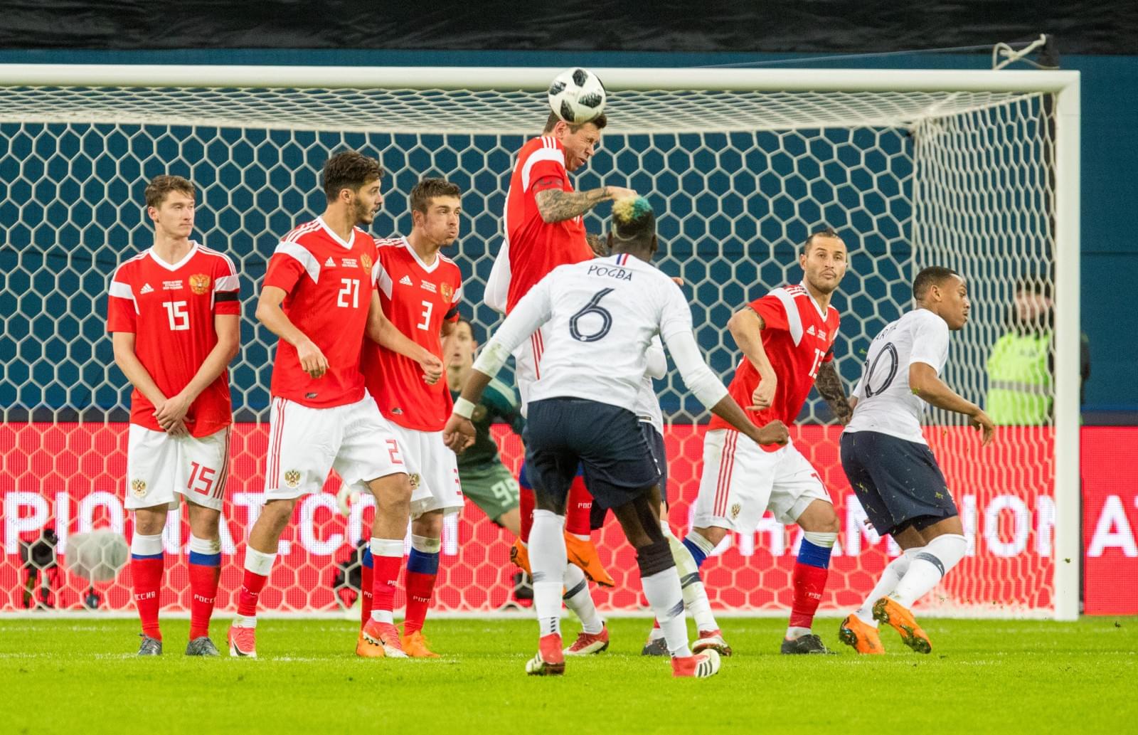 Товарищеский матч «Россия» — «Франция»