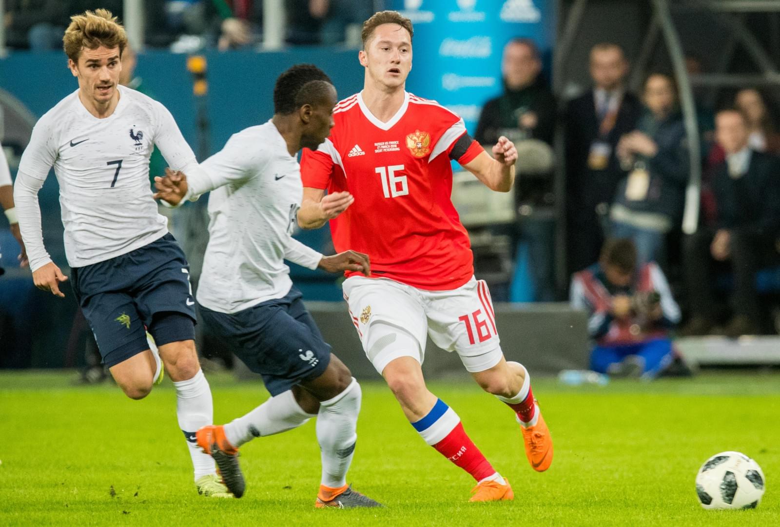 Товарищеский матч «Россия» — «Франция»