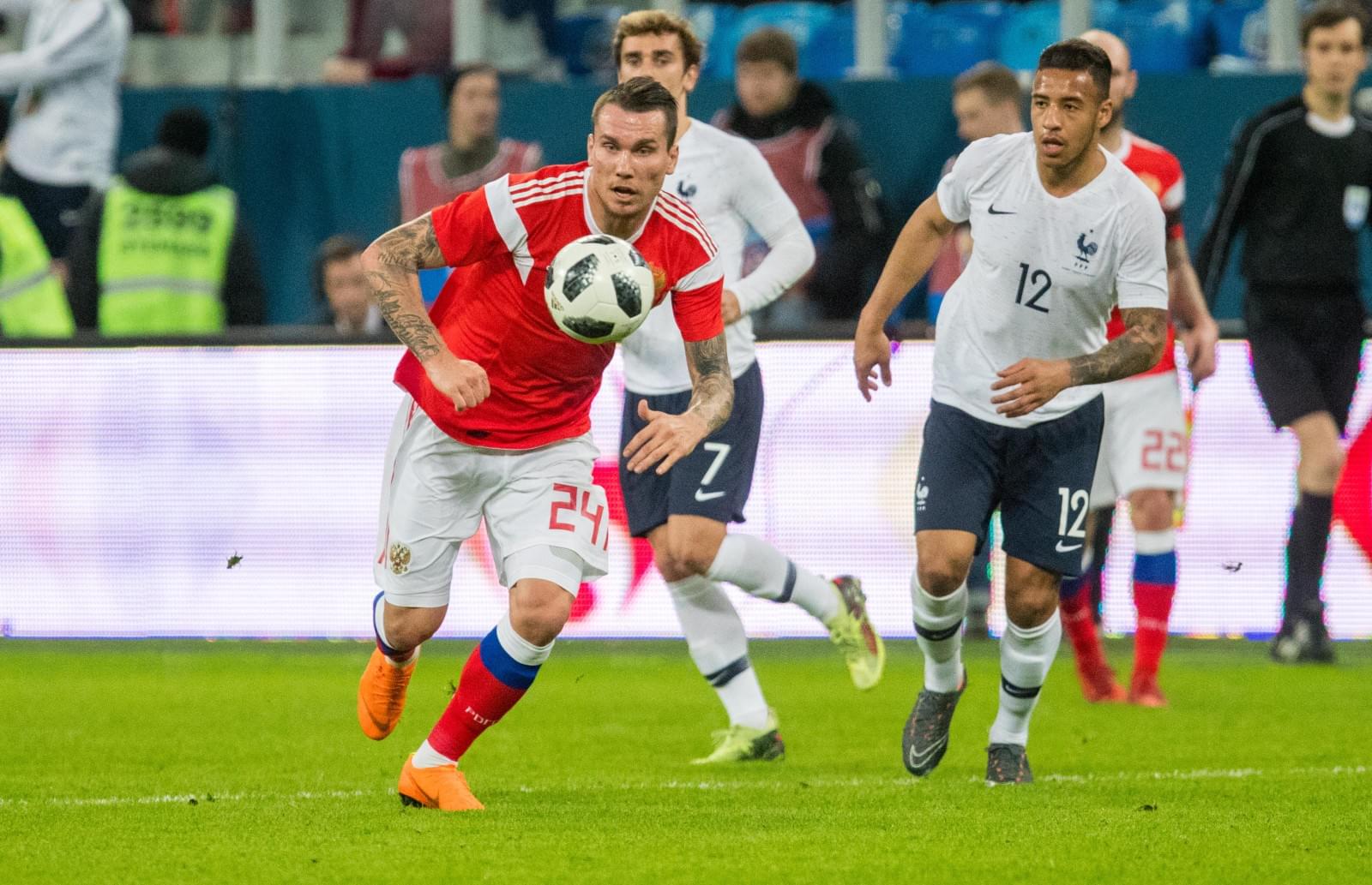 Товарищеский матч «Россия» — «Франция»