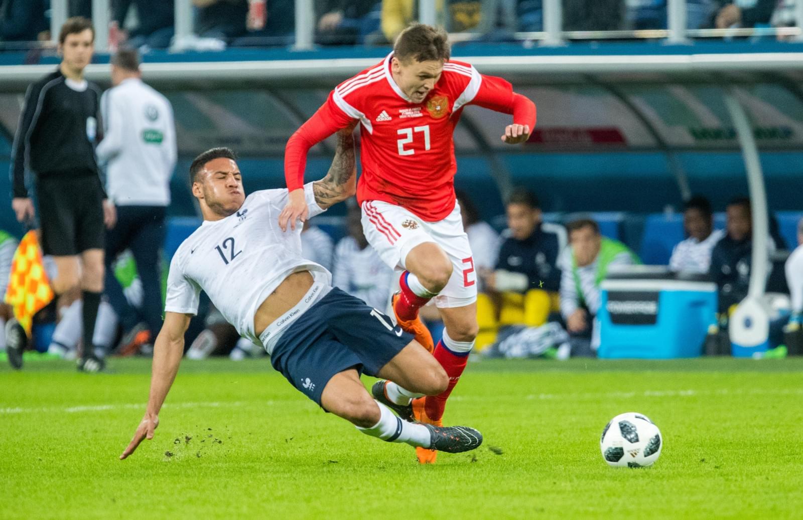 Товарищеский матч «Россия» — «Франция»