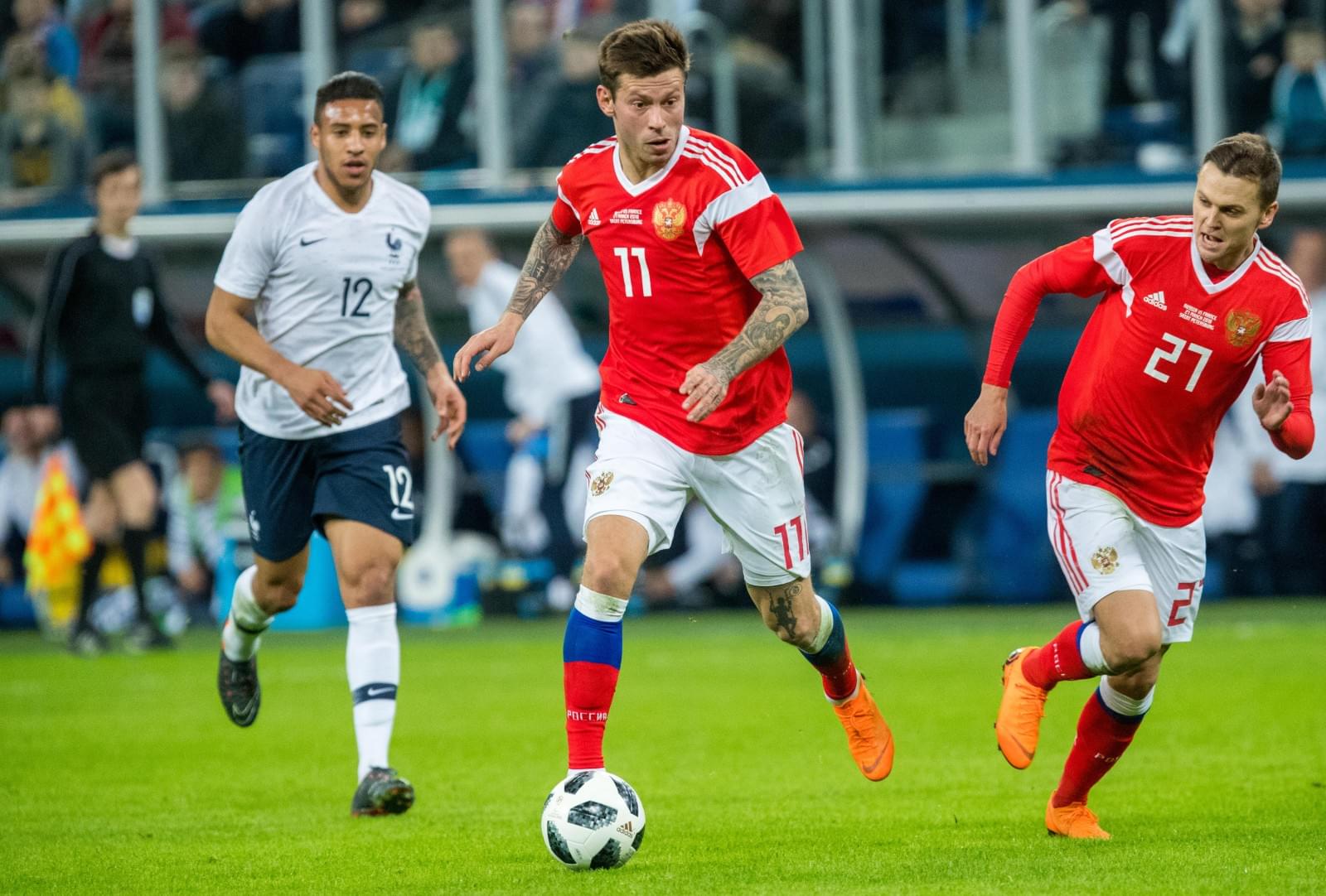Товарищеский матч «Россия» — «Франция»