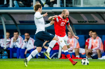 Товарищеский матч «Россия» — «Франция»