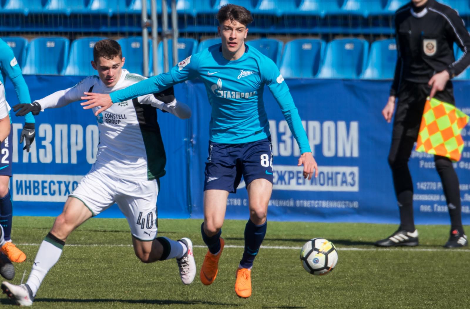 РОСГОССТРАХ-Первенство молодежных составов 2017/18, «Зенит»-м — «Краснодар»-м