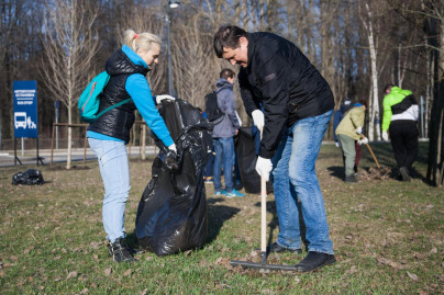 «Марафон Добра»: Доменико Кришито принимает участие в субботнике