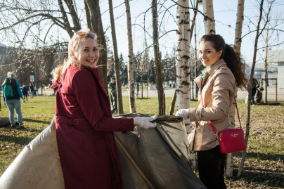 «Марафон Добра»: Доменико Кришито принимает участие в субботнике