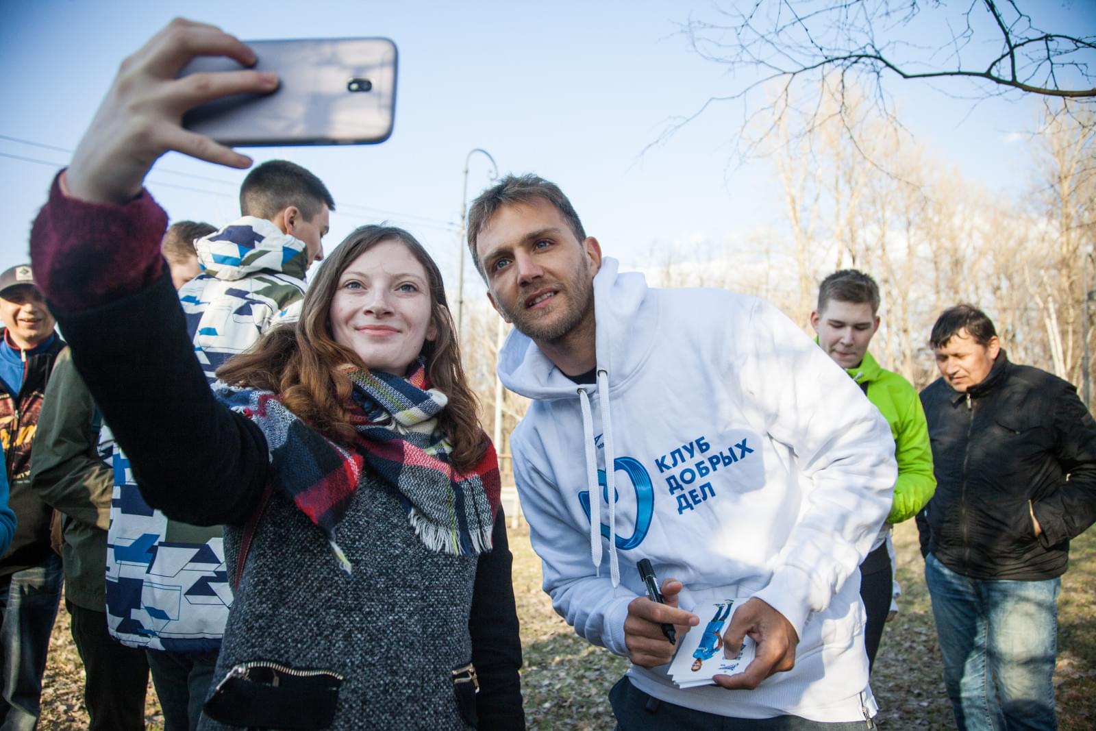 «Марафон Добра»: Доменико Кришито принимает участие в субботнике