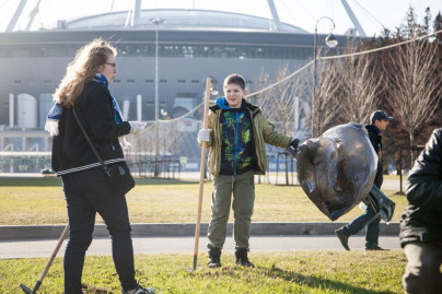 «Марафон Добра»: Доменико Кришито принимает участие в субботнике