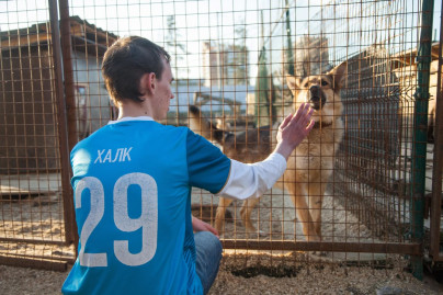 «Марафон добра»: волонтеры в приюте для животных «Друг»