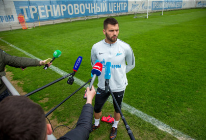 Открытая тренировка «Зенита» перед матчем с «Локомотивом»