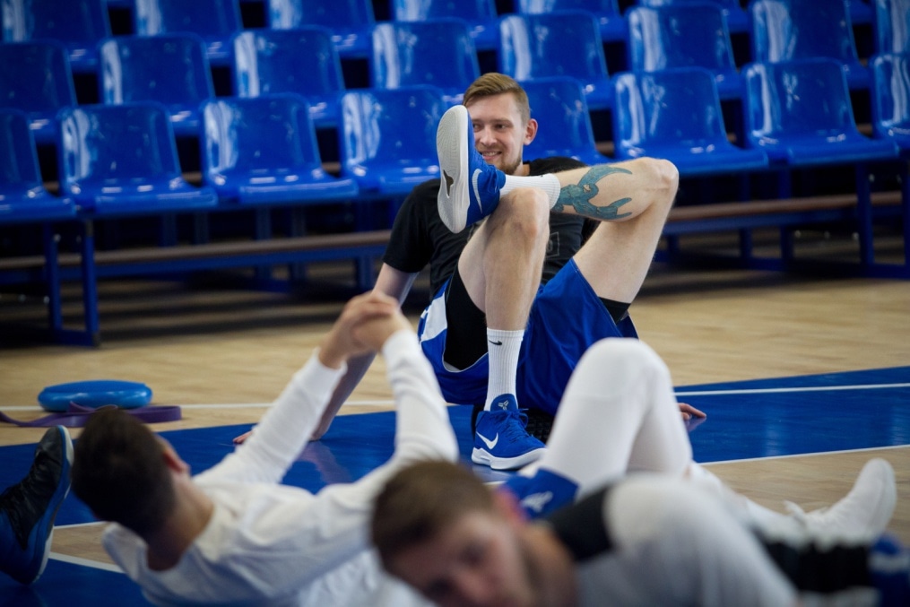 Первая тренировка БК «Зенит» перед «Финалом Четырех» Единой лиги ВТБ