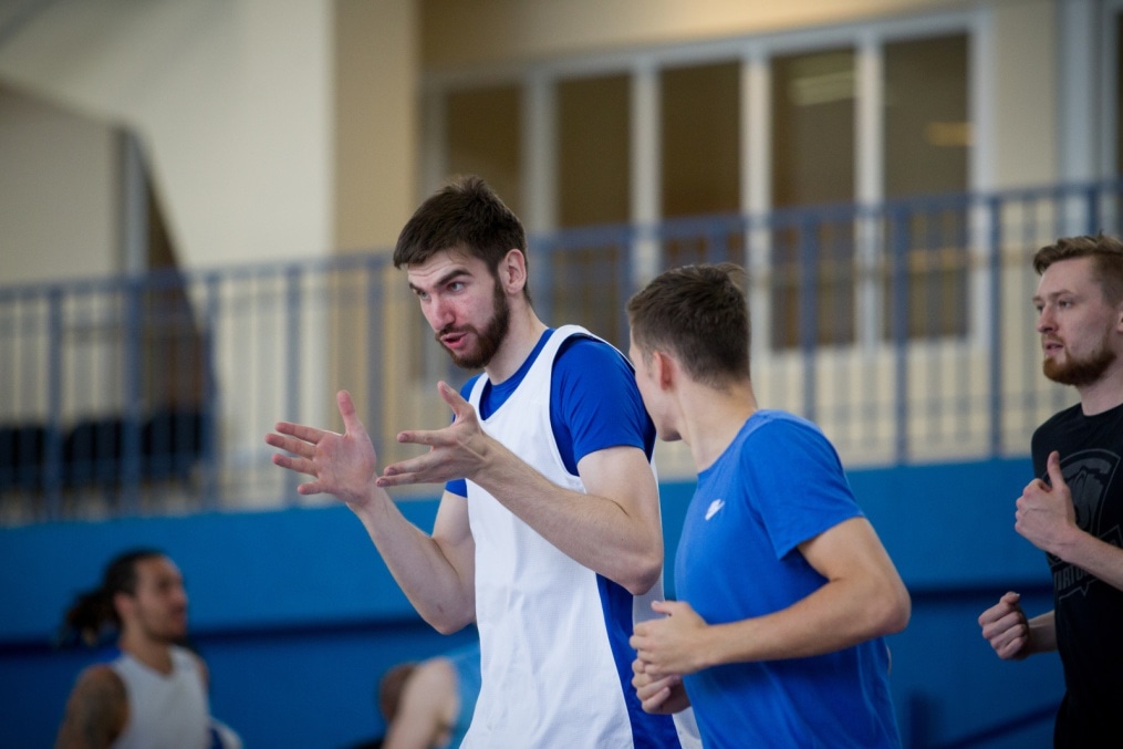 Первая тренировка БК «Зенит» перед «Финалом Четырех» Единой лиги ВТБ