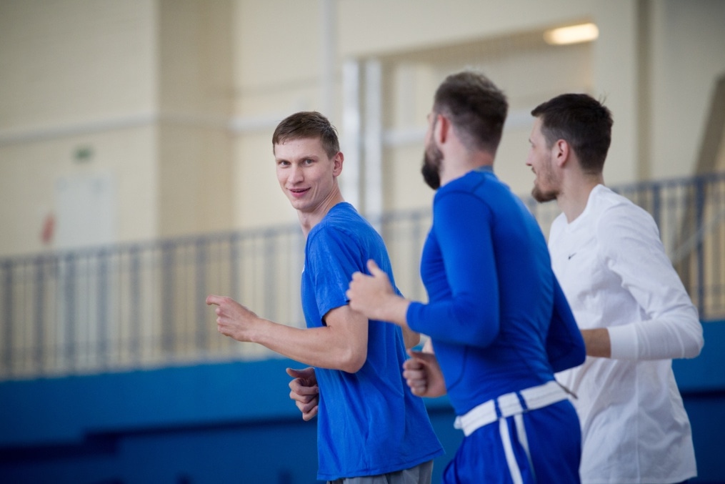 Первая тренировка БК «Зенит» перед «Финалом Четырех» Единой лиги ВТБ