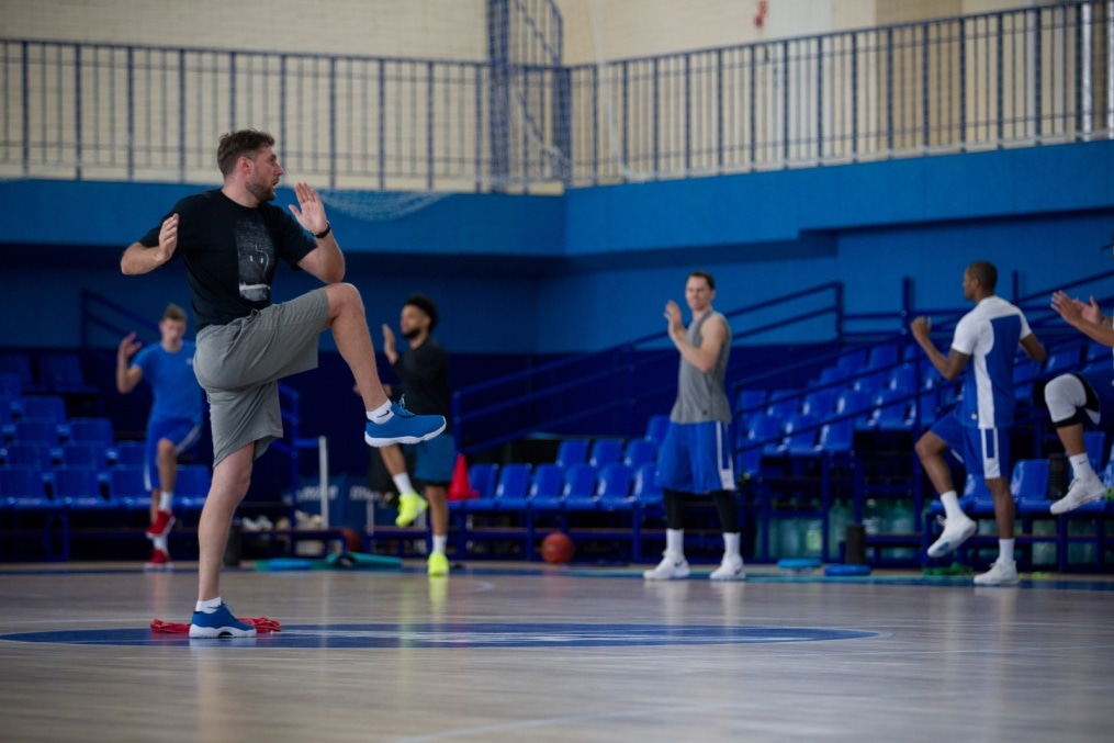 Первая тренировка БК «Зенит» перед «Финалом Четырех» Единой лиги ВТБ