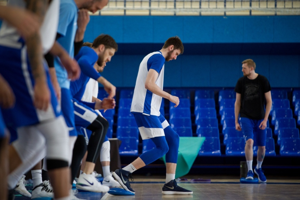 Первая тренировка БК «Зенит» перед «Финалом Четырех» Единой лиги ВТБ