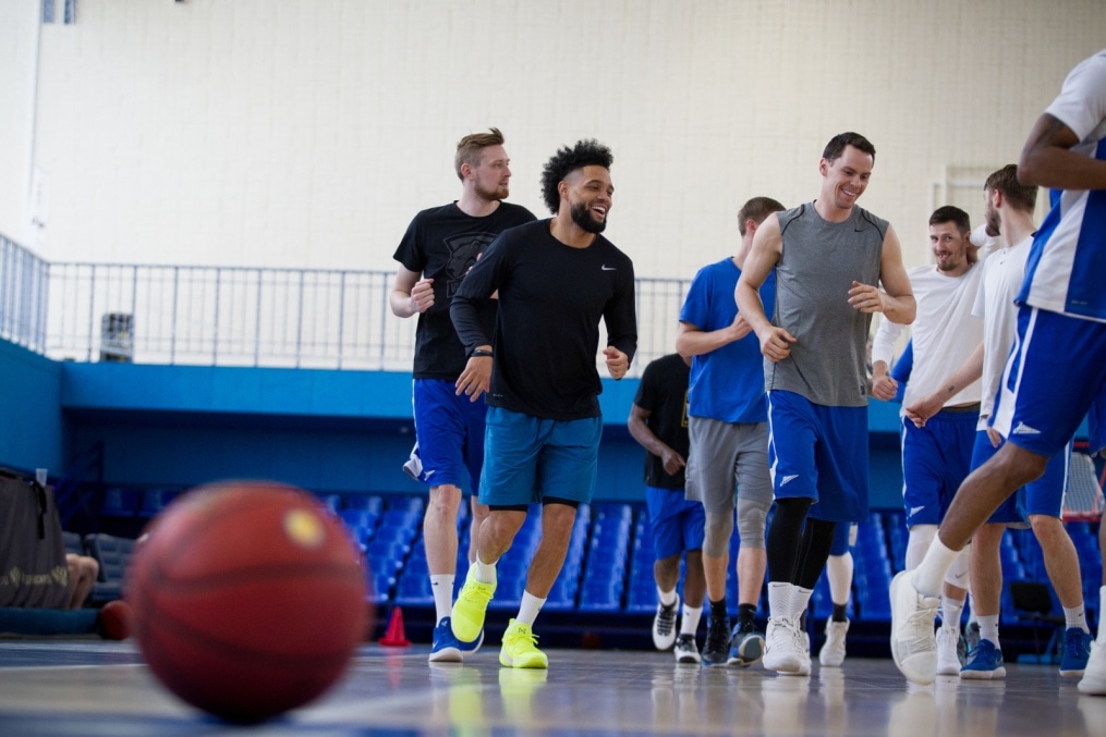 Первая тренировка БК «Зенит» перед «Финалом Четырех» Единой лиги ВТБ