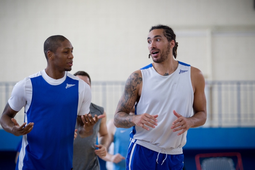 Первая тренировка БК «Зенит» перед «Финалом Четырех» Единой лиги ВТБ