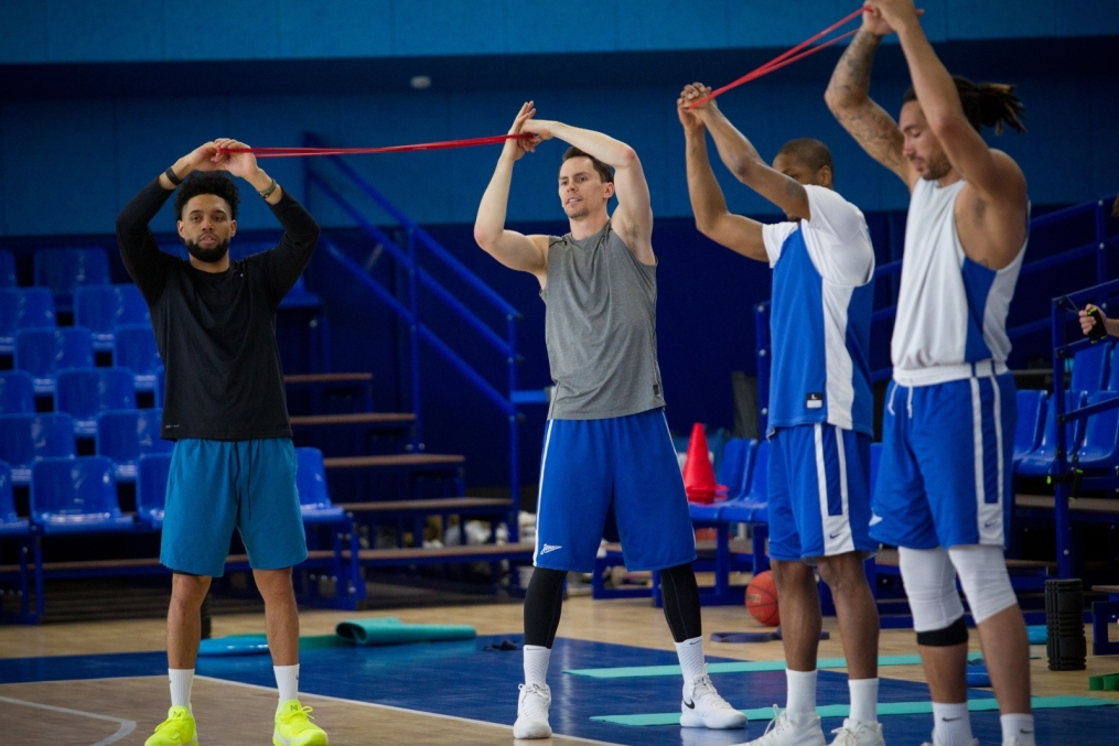 Первая тренировка БК «Зенит» перед «Финалом Четырех» Единой лиги ВТБ