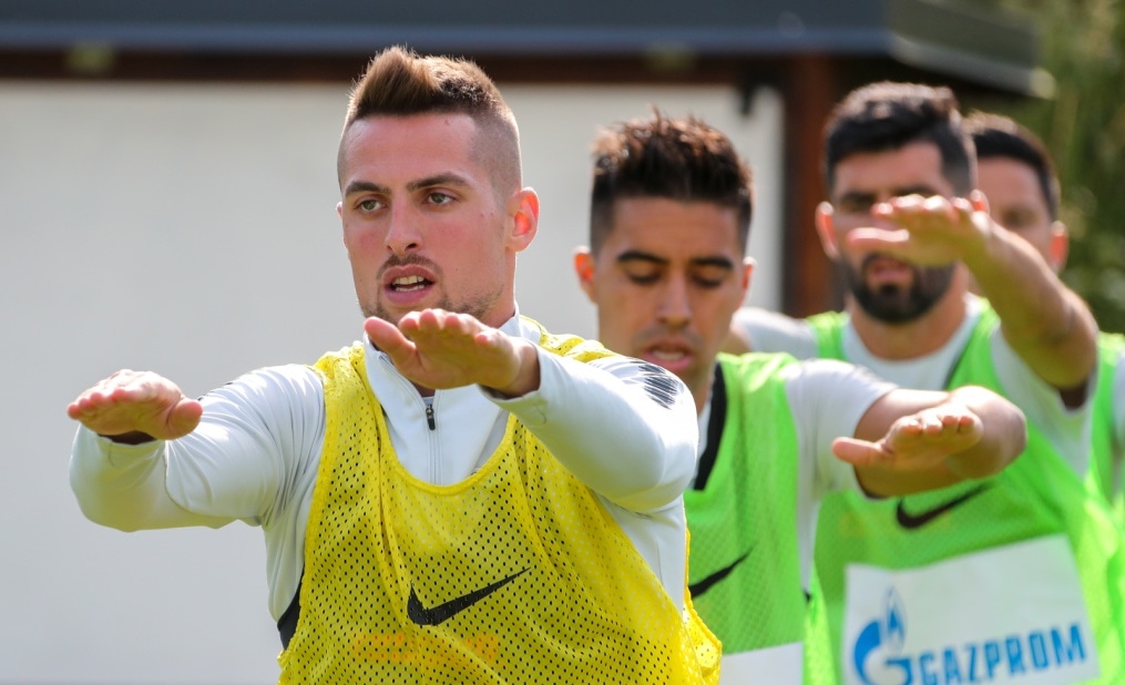 «Газпром» — тренировочные сборы в Австрии: 19 июня, вечерняя тренировка