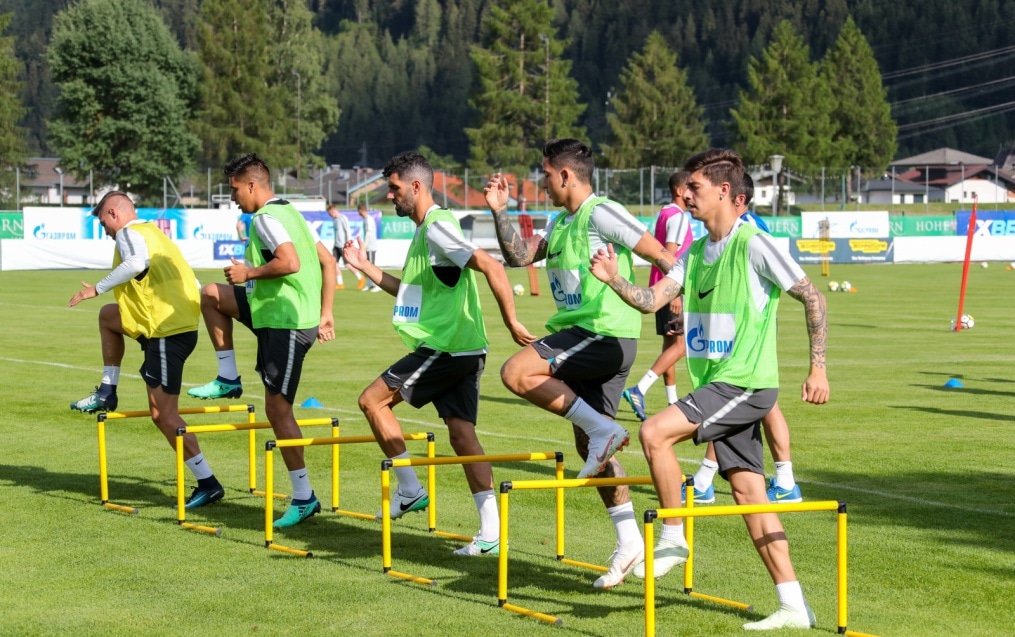 «Газпром» — тренировочные сборы в Австрии: 19 июня, вечерняя тренировка