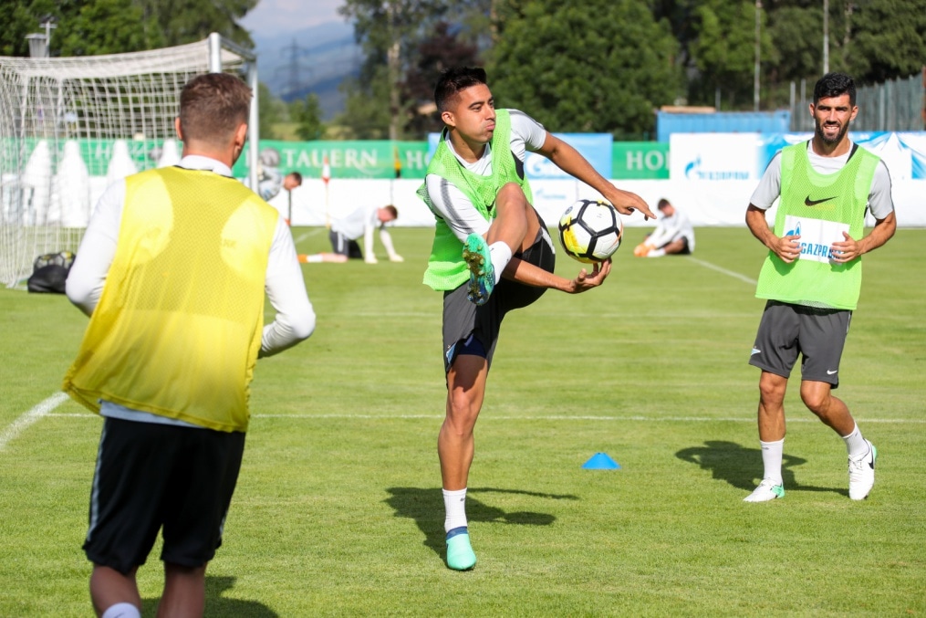 «Газпром» — тренировочные сборы в Австрии: 19 июня, вечерняя тренировка