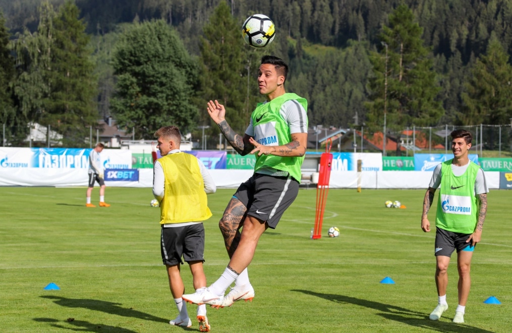 «Газпром» — тренировочные сборы в Австрии: 19 июня, вечерняя тренировка
