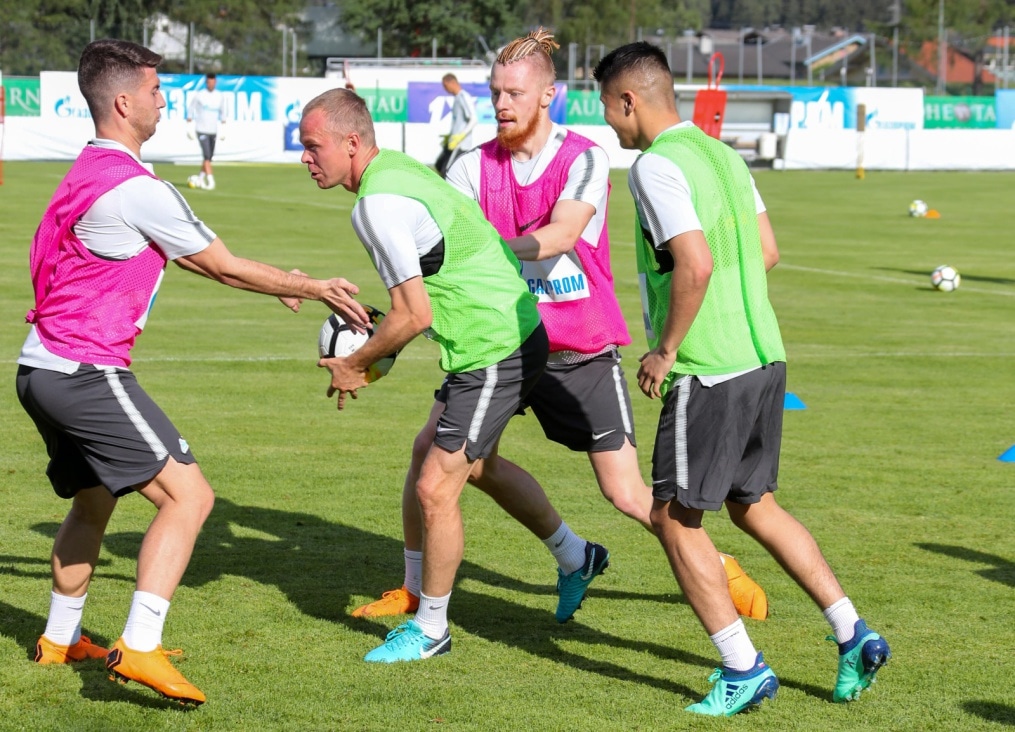 «Газпром» — тренировочные сборы в Австрии: 19 июня, вечерняя тренировка