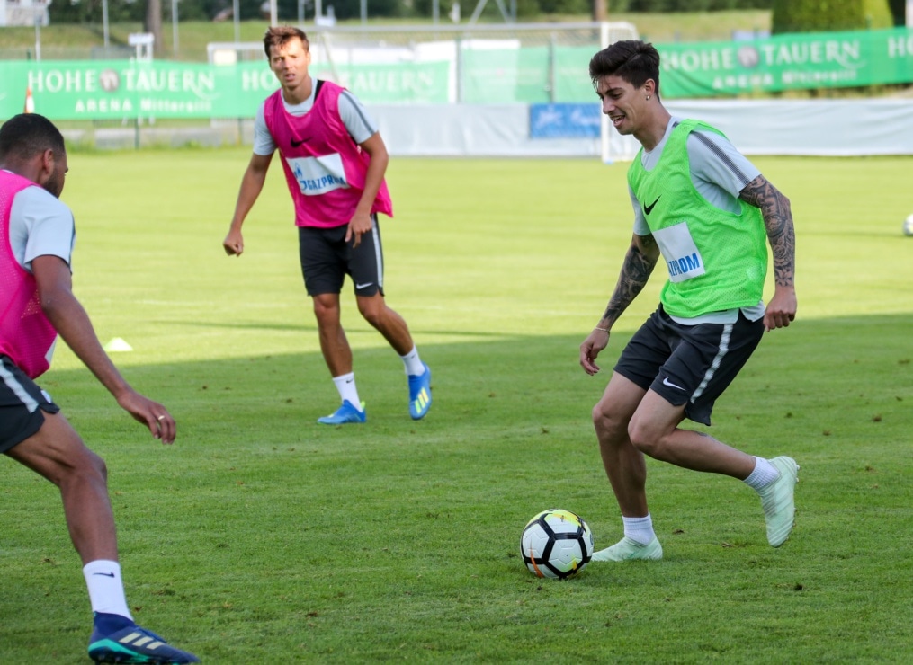 «Газпром» — тренировочные сборы в Австрии: 19 июня, вечерняя тренировка